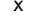 X