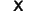 X